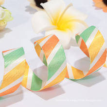 Factory direct sale sheer ribbon/ polyester woven ribbons for celebrate it